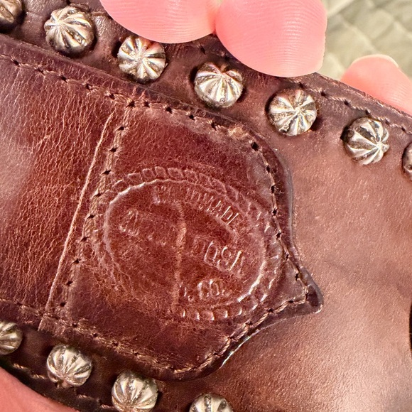 Turquoise and Silver Leather Belt - Picture 9 of 10